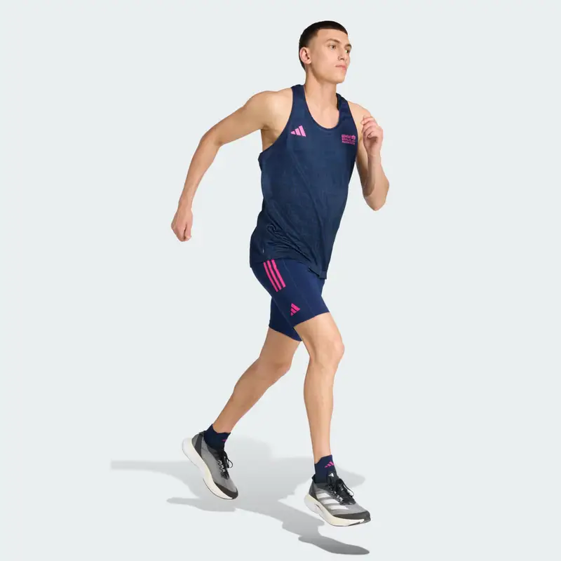 Adidas Leggings Uomo Blu 3435688 miniatura 3