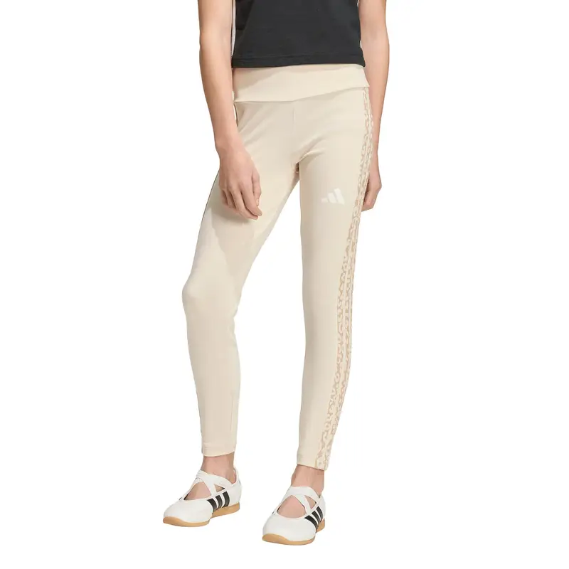 Adidas Leggings Bambina Beige 3907995