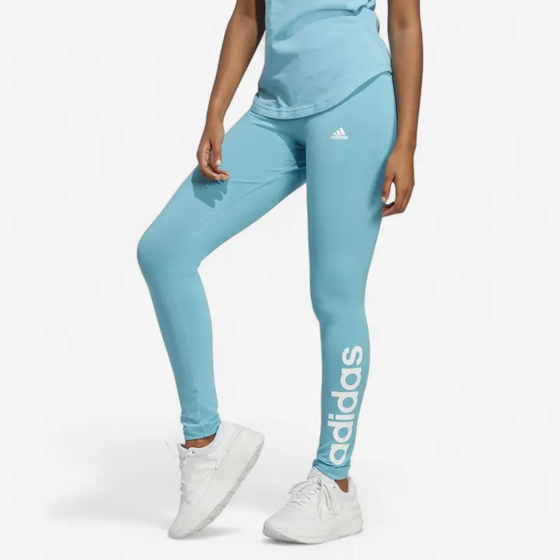 Adidas Leggings Donna Azzurro 2879617