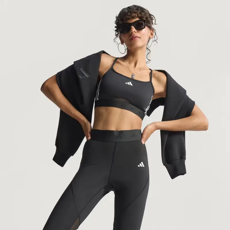 Adidas Leggings Nero 3881646 miniatura 4