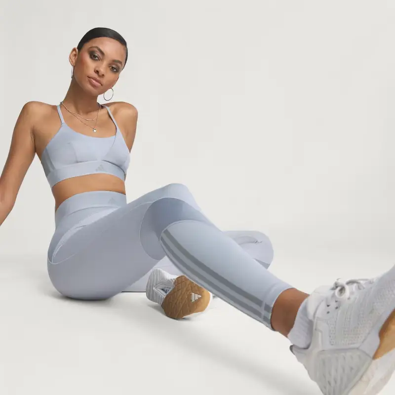 Adidas Leggings Grigio 3140301 miniatura 4