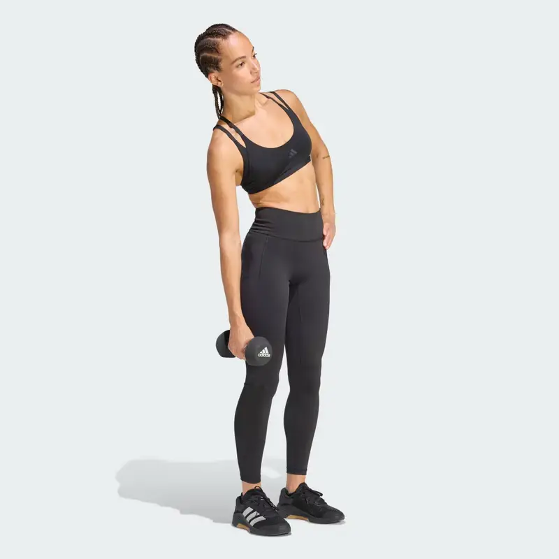 Adidas Leggings Nero 3906201 miniatura 3