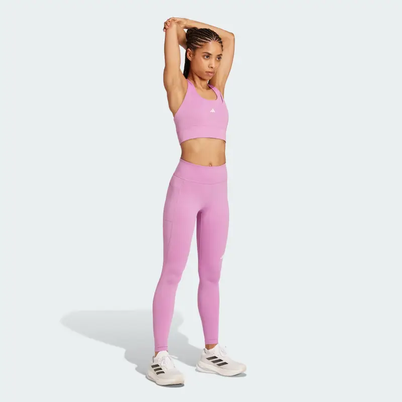 Adidas Leggings Viola 3184652 miniatura 3