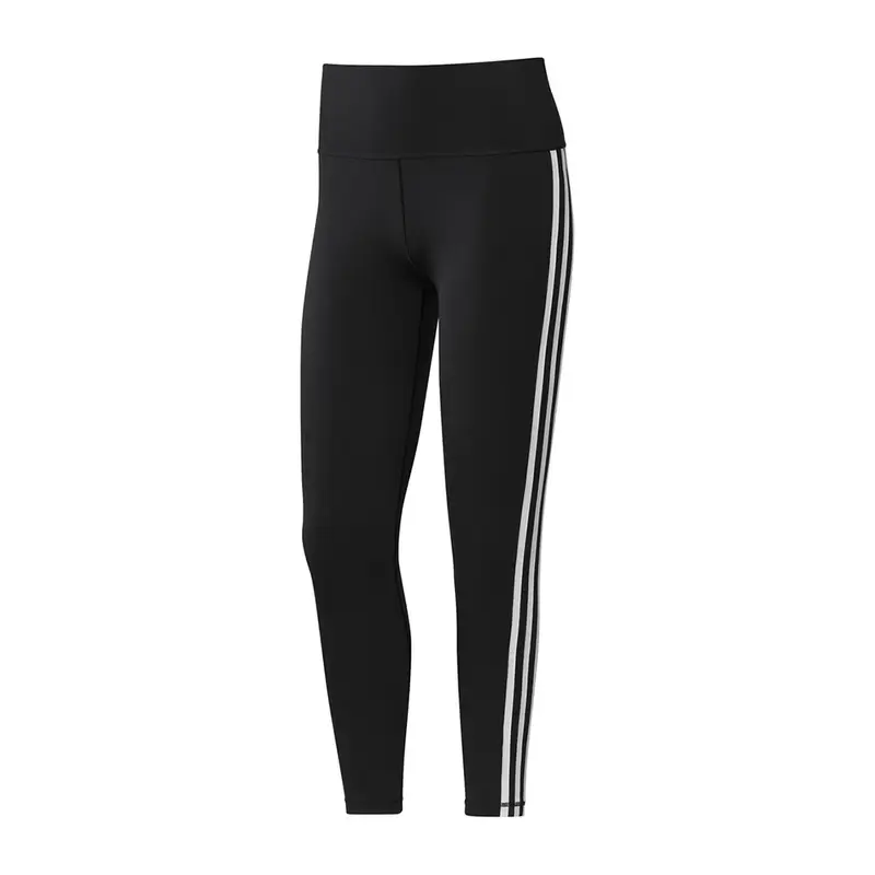 leggings sportivi 7/8 3 stripes nero donna S