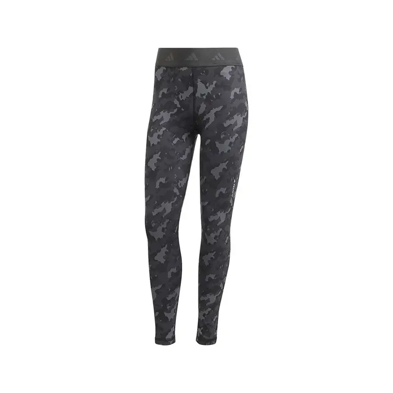 Leggings Sportivi Tight Camou Tech Fit Nero Donna XS