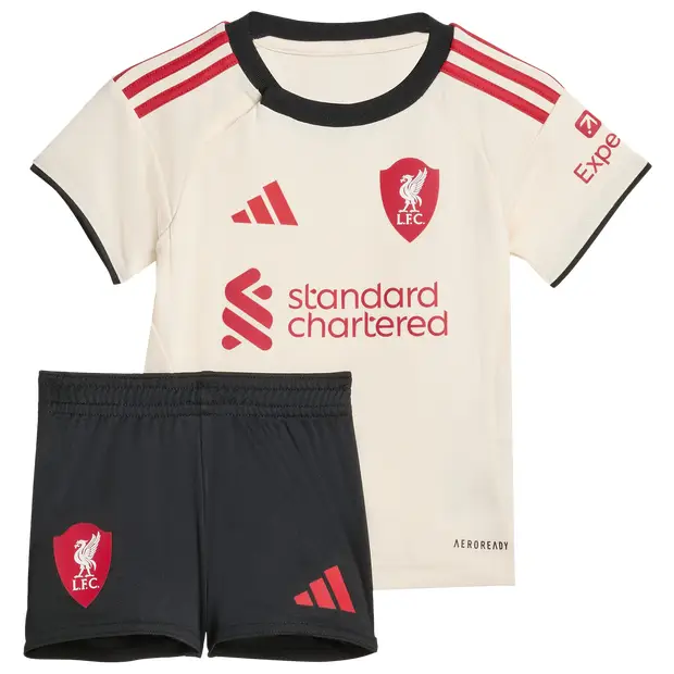Liverpool Fc 25/26 Away Kit unisex Maglie/Repliche - Bianco - Poly Mesh - Foot Locker White