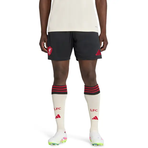 Liverpool Fc 25/26 Away Shorts male Pantaloncini - Nero - Poly Mesh - Foot Locker Black
