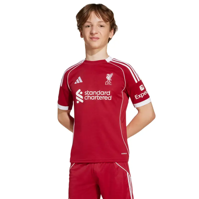 Liverpool Fc 25/26 Home Jersey unisex Maglie/Repliche - Rosso - Rete/Sintetico - Foot Locker Red