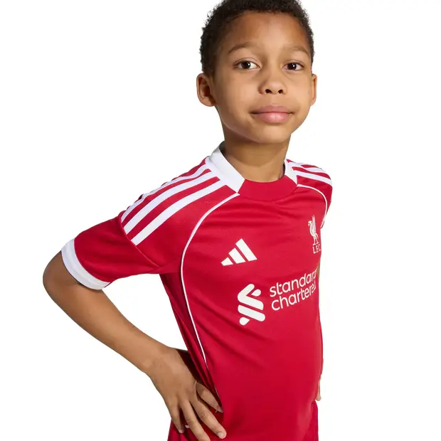 Liverpool Fc 25/26 Home Mini Kit unisex Maglie/Repliche - Rosso - Poly Mesh - Foot Locker Red