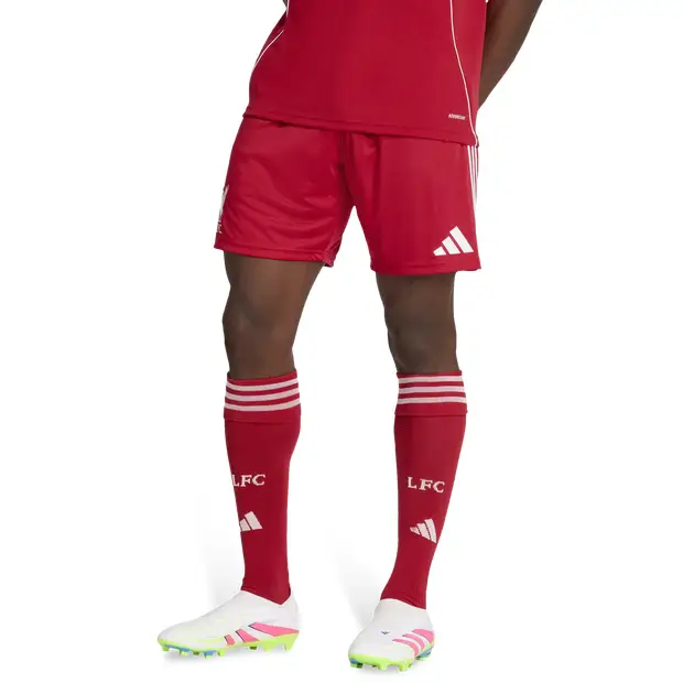 Liverpool Fc 25/26 Home Shorts male Pantaloncini - Rosso - Poly Mesh - Foot Locker Red