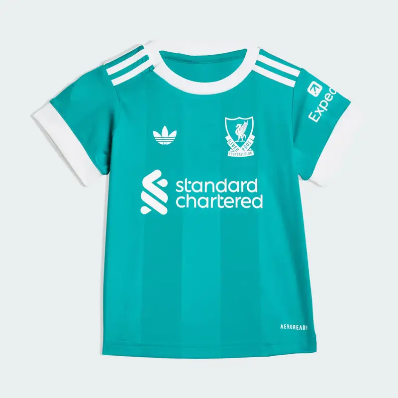Liverpool FC 25/26 Terzo Kit Bambino Bambino Sea Green miniatura 2