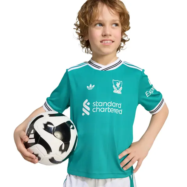 Liverpool Fc 25/26 Third Mini Kit unisex Maglie/Repliche - Verde - Poly Mesh - Foot Locker Green