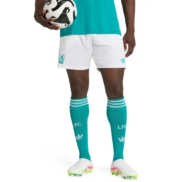 Liverpool Fc 25/26 Third Shorts male Pantaloncini - Bianco - Poly Mesh - Foot Locker White