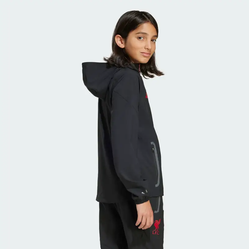 Liverpool FC Tiro 25 Competition Vis Tech Giacca da viaggio per bambini Black miniatura 4