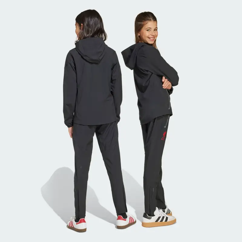 Liverpool FC Tiro 25 Competition Vis Tech Pantaloni da viaggio per bambini Black miniatura 2