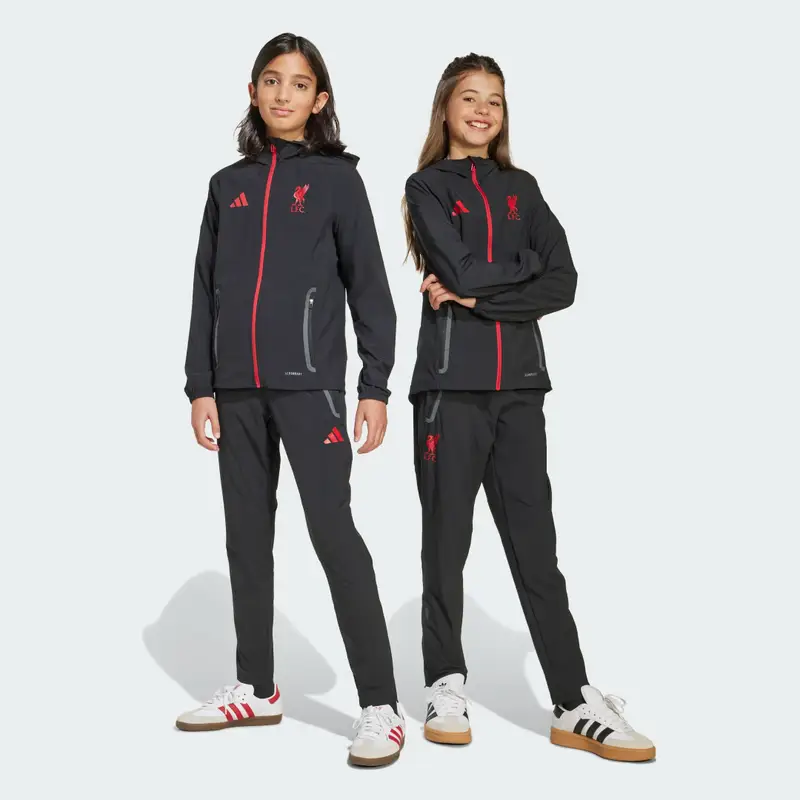 Liverpool FC Tiro 25 Competition Vis Tech Pantaloni da viaggio per bambini Black