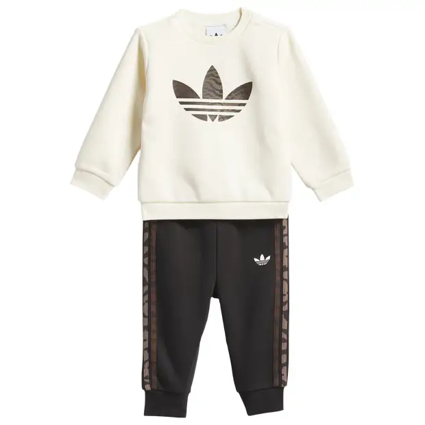 Loose Crew Set Neonato - Tute da ginnastica Bianco - - Jersey di cotone White