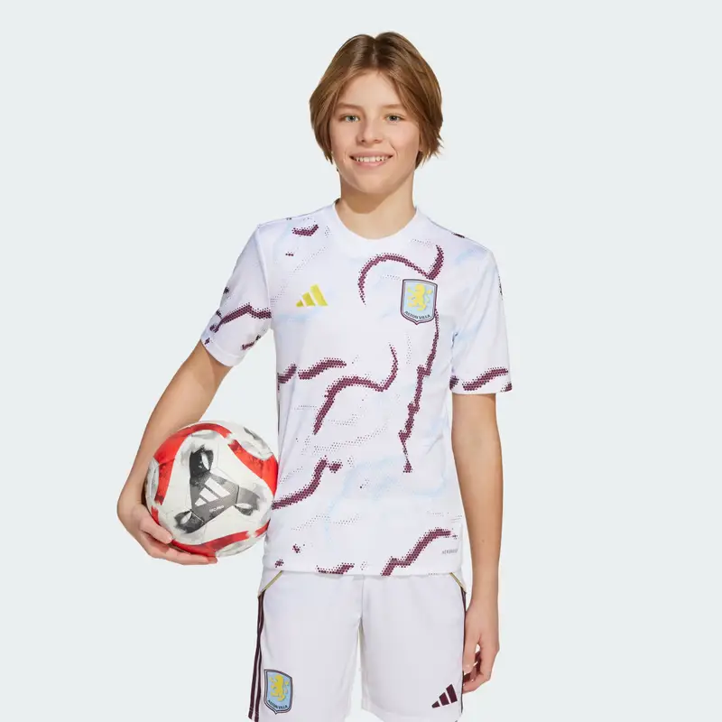 Maglia 25/26 Pre-Match Aston Villa FC bambini White