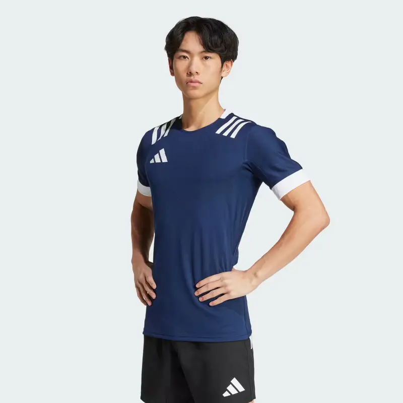 Maglia 3-Stripes Fitted Collegiate Navy