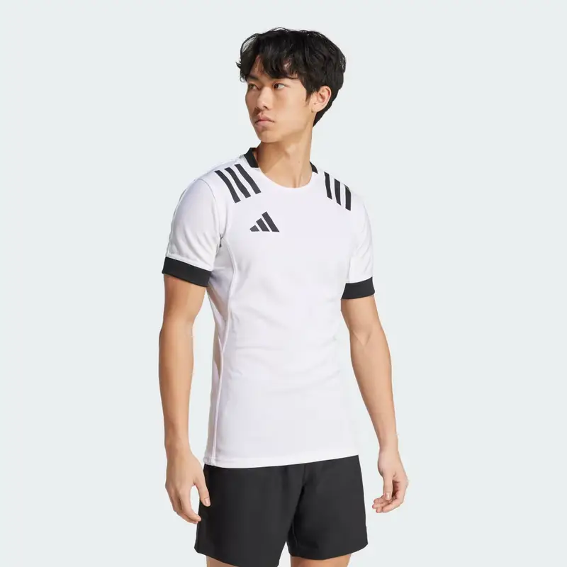 Maglia 3-Stripes Fitted White miniatura 3