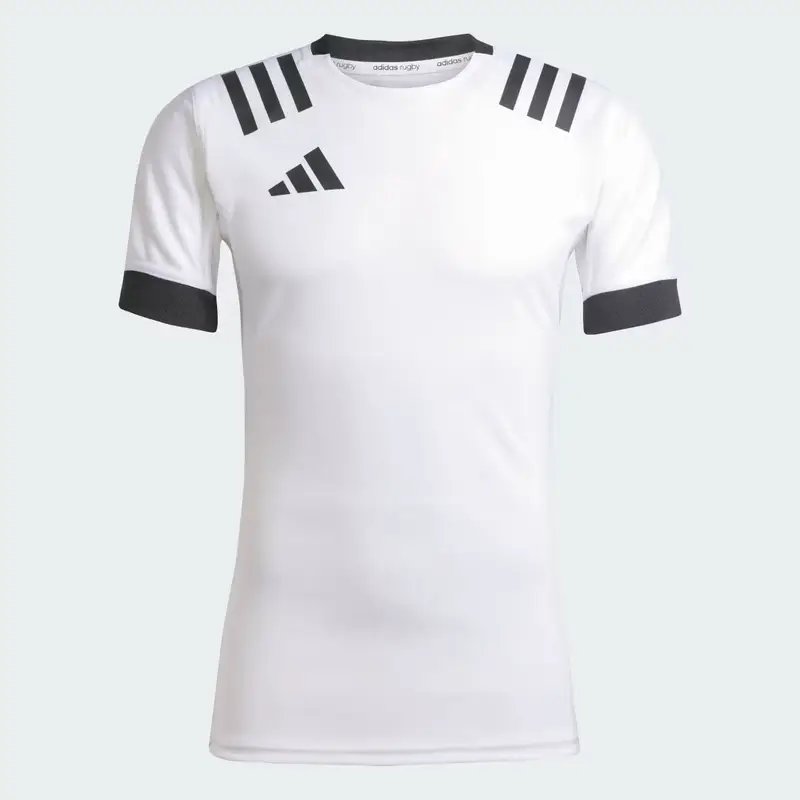 Maglia 3-Stripes Fitted White miniatura 4