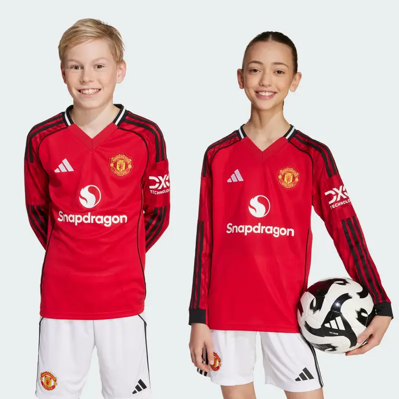 Maglia a manica lunga 25/26 Kids Manchester United Mufc Red miniatura 2