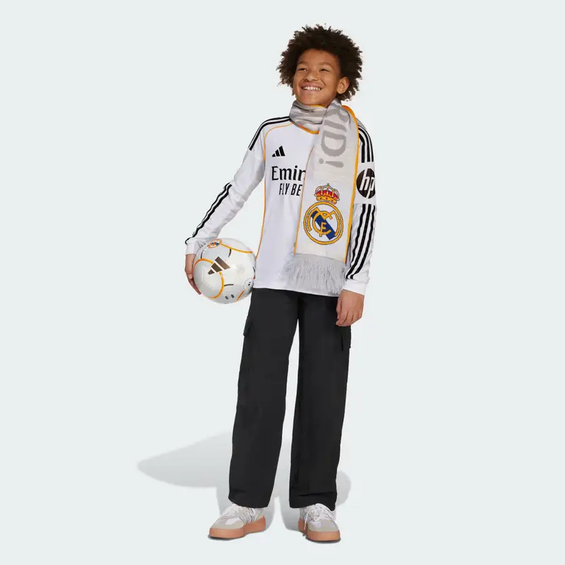 Maglia a manica lunga 25/26 per bambini Real Madrid White miniatura 3