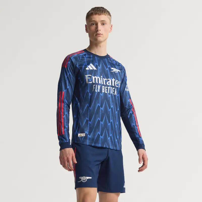 Maglia a maniche lunghe 25/26 Arsenal FC Autentica da Trasferta Night Indigo