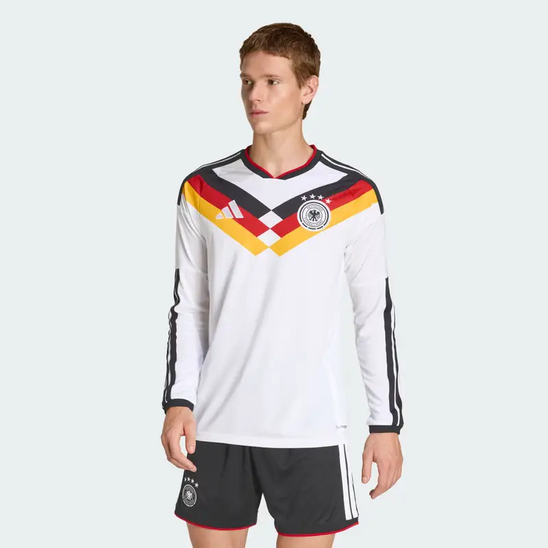 Maglia a maniche lunghe 26 Home Germania White