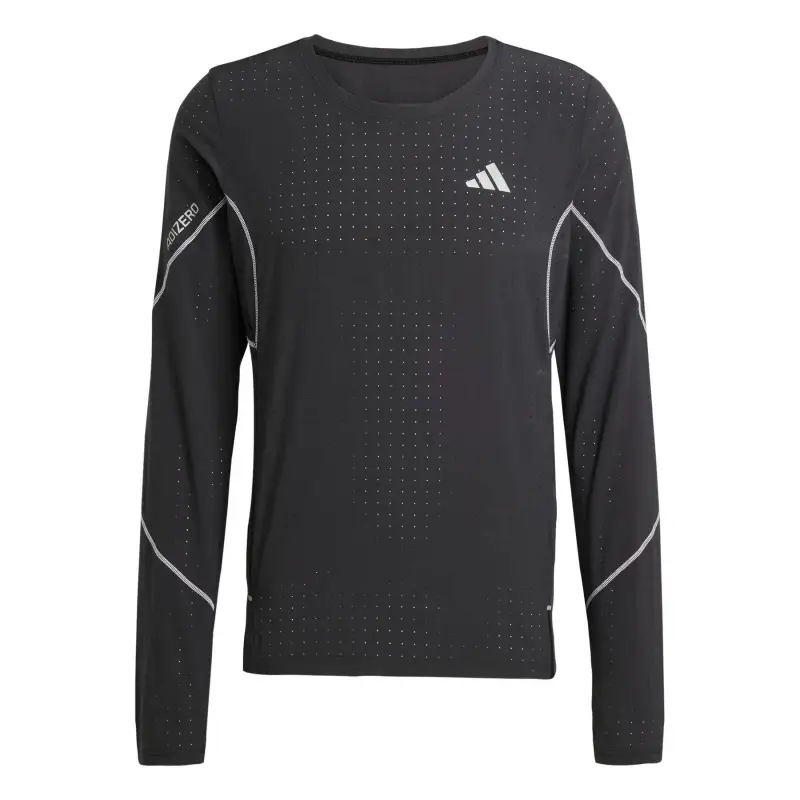 Maglia a maniche lunghe adidas Adizero BTN Noir