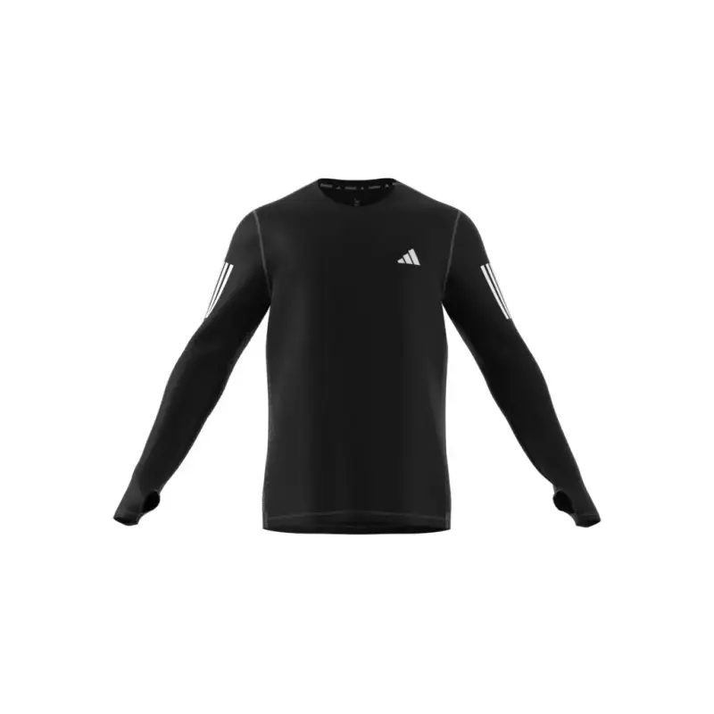 Maglia a maniche lunghe adidas Own the Run Noir
