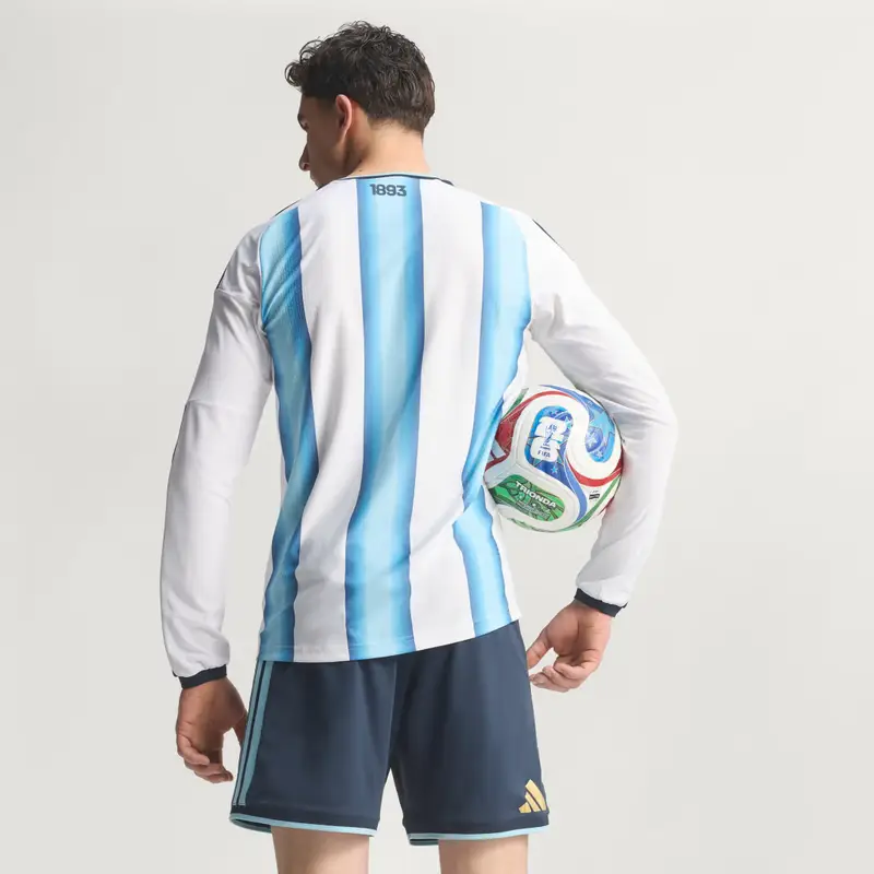 Maglia a maniche lunghe Argentina 26 Home Authentic White miniatura 2