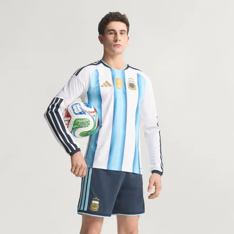 Maglia a maniche lunghe Argentina 26 Home Authentic White