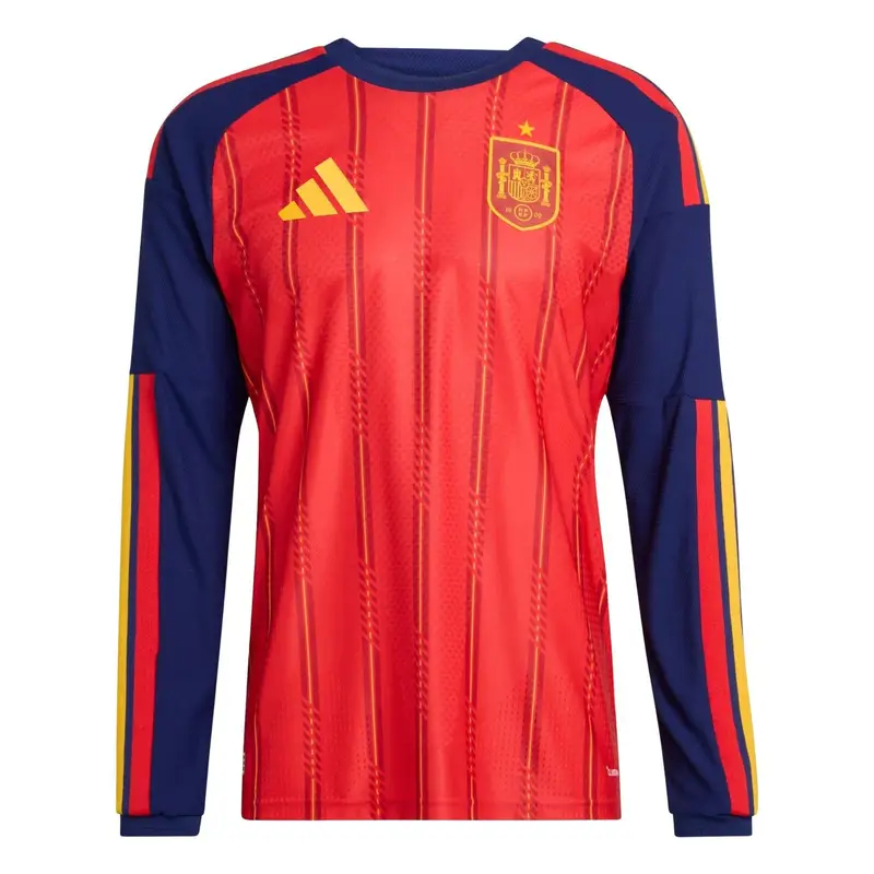 Maglia a maniche lunghe Casa Autentica Spagna 2025/26 Rouge