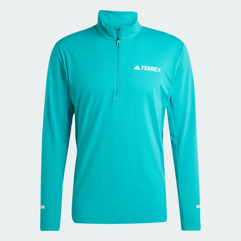 Maglia a maniche lunghe con mezza zip Terrex Xperior Pure Teal miniatura 4