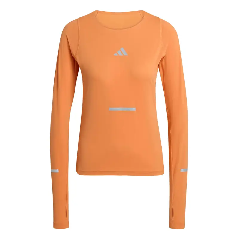 Maglia a maniche lunghe da donna adidas 365 Climacool+ Orange
