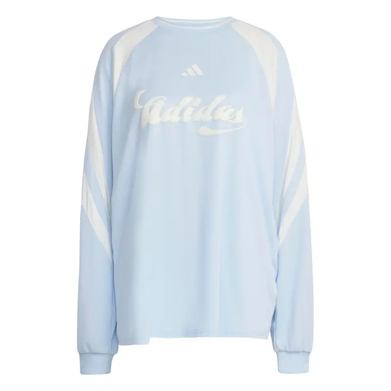 Maglia a maniche lunghe da donna adidas House Of Tiro Bleu