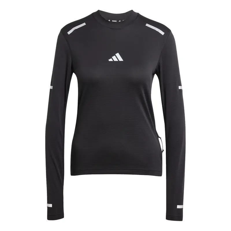 Maglia a maniche lunghe da donna adidas Ultimate Reflective Noir