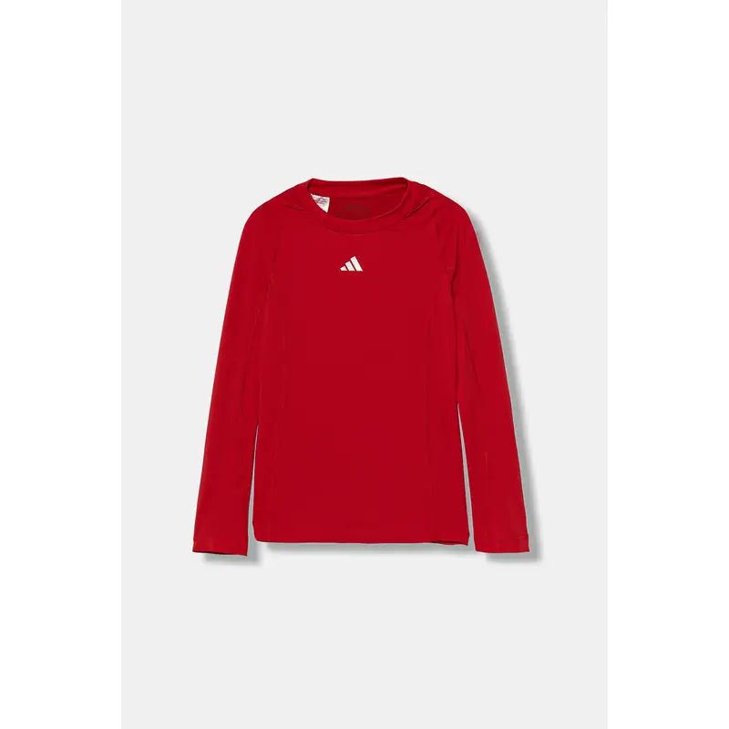 Maglia a maniche lunghe per bambini adidas Techfit Aeroready Rouge