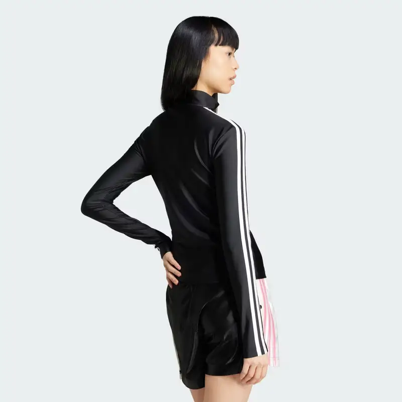 Maglia adicolor 3-Stripes Turtleneck Long Sleeve Black miniatura 2