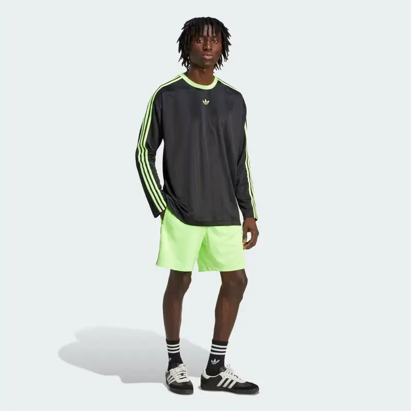 Maglia adidas Adicolor Jacquard a maniche lunghe Black miniatura 3