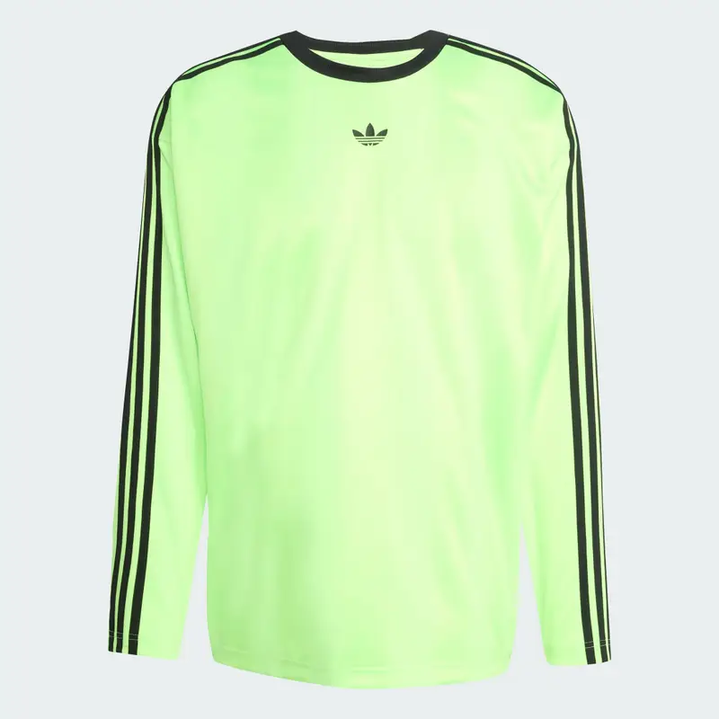 Maglia adidas Adicolor Jacquard a maniche lunghe Signal Green miniatura 4