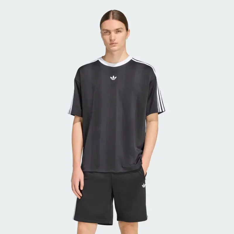 Maglia adidas adicolor Jacquard Black
