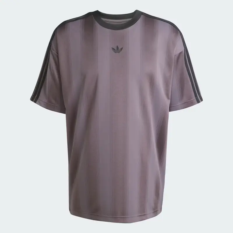 Maglia adidas adicolor Jacquard Grey Strata miniatura 4