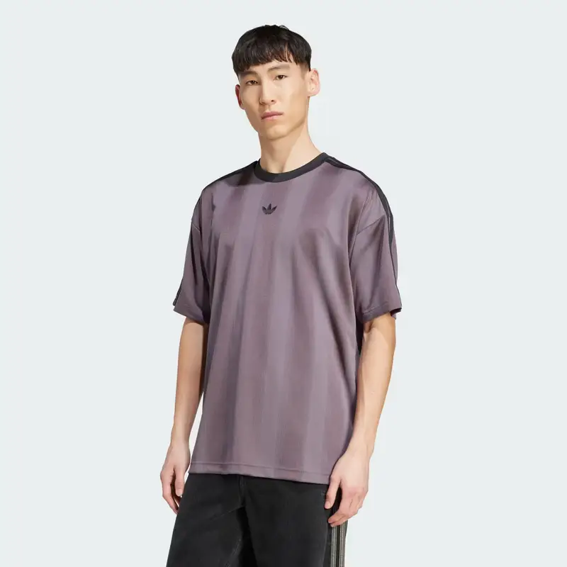 Maglia adidas adicolor Jacquard Grey Strata