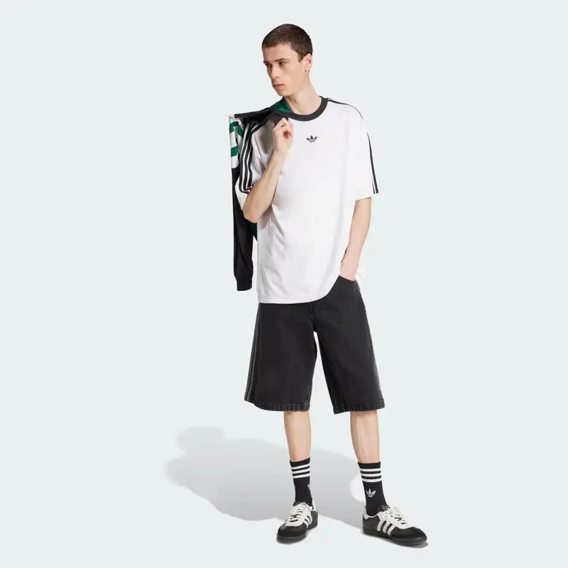 Maglia adidas adicolor Jacquard White miniatura 3