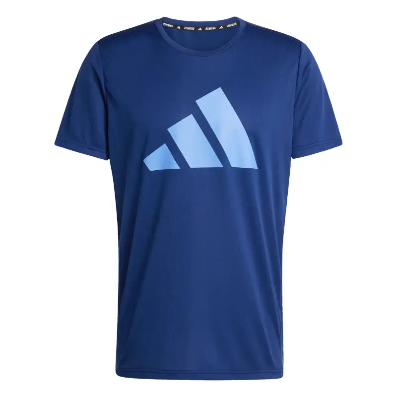 Maglia adidas Run It Bleu