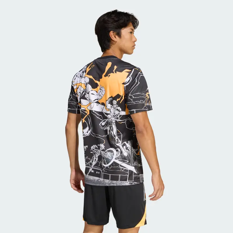 MAGLIA ALL BLACKS MARVEL Captains Run Black miniatura 2