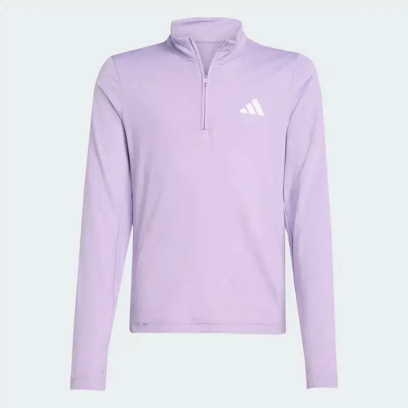Maglia All Sports Favorite 1/4 Zip Long Sleeve Kids Purple miniatura 4
