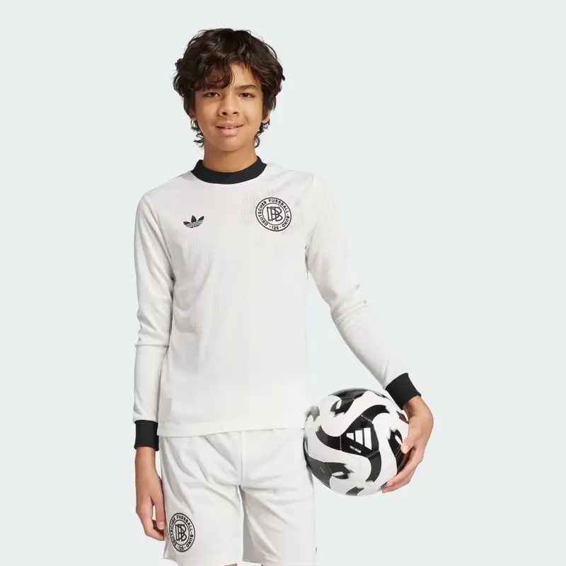 Maglia Anniversary Long Sleeve Junior Germany Cloud White miniatura 2